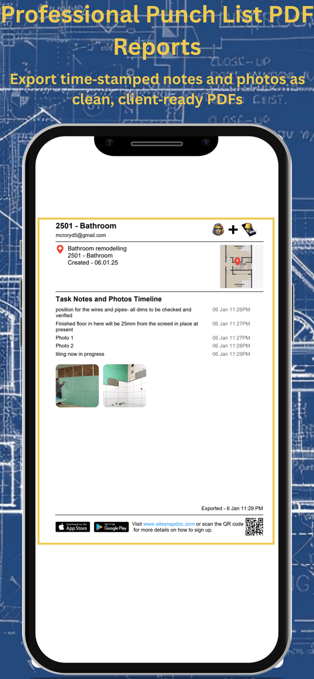 SiteSnapDoc - PDF Reports